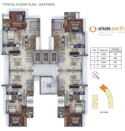 Arkade Earth in Kanjurmarg East, Mumbai - Price, Reviews & Floor